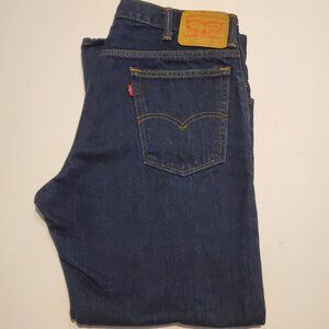 Levi’s Men’s 517 Bootcut Jeans W36 L29 Dark Wash Classic Fit Blue Denim Jeans